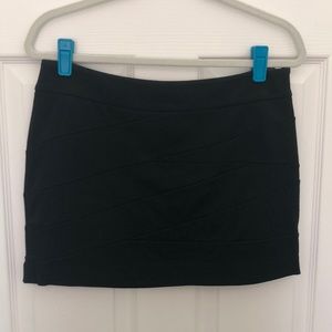 Sexy Black Express Mini Skirt Size 6